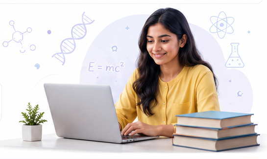 NEET student preparing with Ozus Peers